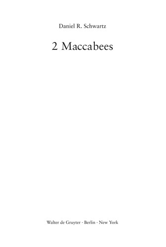 Cover of 2 Maccabees