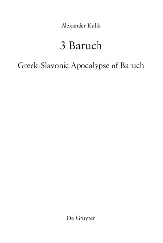 Cover of 3 Baruch