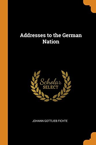 Cover of Address to the German Nation