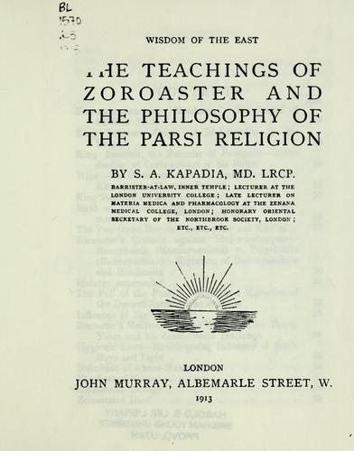 Cover of Avesta