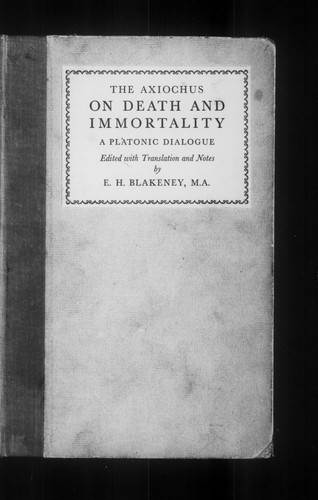 Cover of Axiochus