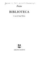 Cover of Bibliotheca