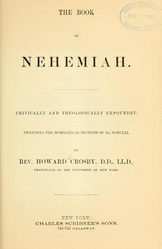 Cover of Book of Nehemiah