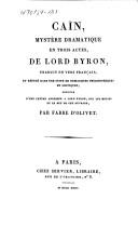 Cover of Cain