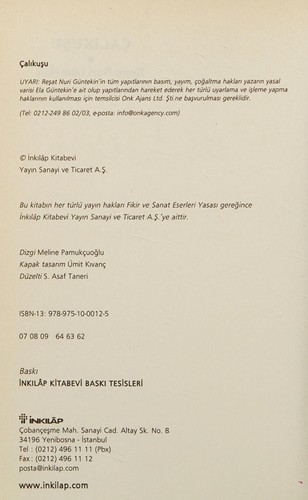 Cover of Çalıkuşu