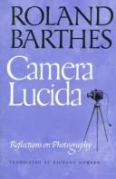 Cover of Camera Lucida