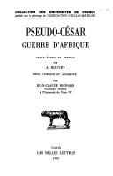 Cover of De Bello Africo