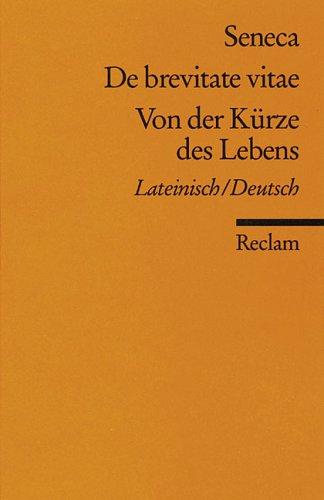 Cover of De Brevitate Vitae