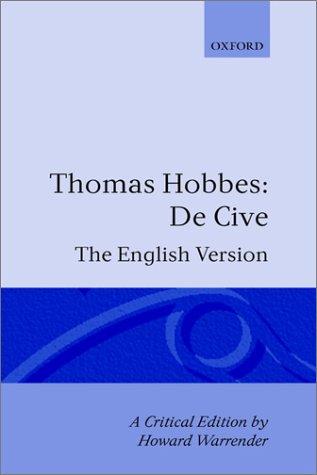 Cover of De Cive