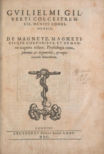 Cover of De Magnete