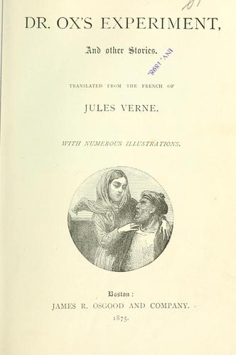 Cover of Dr. Ox's Experiment