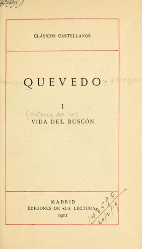 Cover of El Buscón