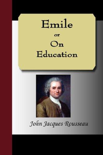 Cover of Emile, or On Education
