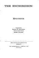 Cover of Enchiridion of Epictetus