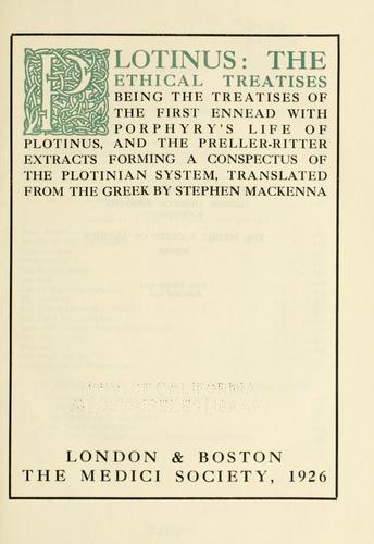 Cover of Enneads