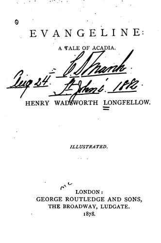 Cover of Evangeline