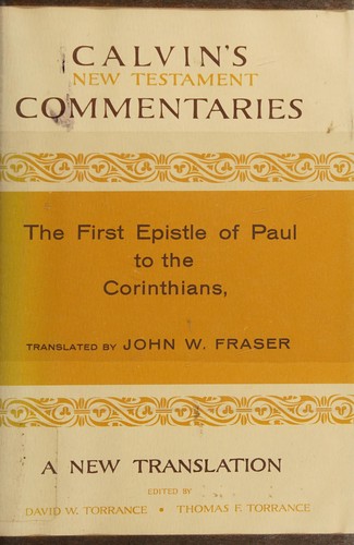 Cover of First Epistle to the Corinthians