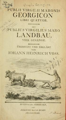 Cover of Georgics
