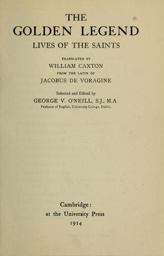 Cover of Golden Legend