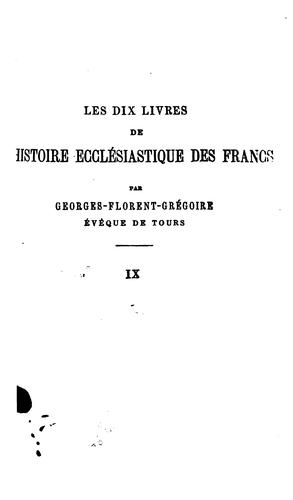 Cover of Historia Francorum