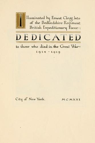 Cover of In Flanders Fields