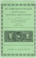 Cover of Institutio Oratoria