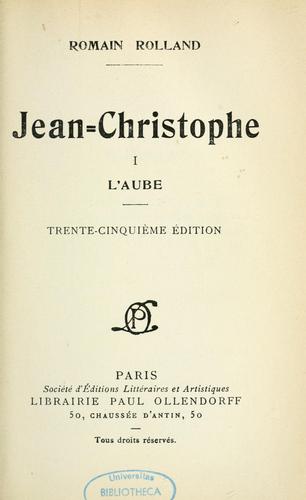 Cover of Jean-Christophe