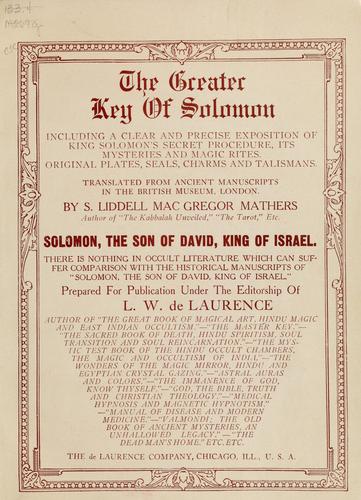 Cover of Key of Solomon