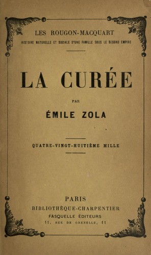 Cover of La Curée