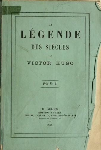 Cover of La Légende des siècles