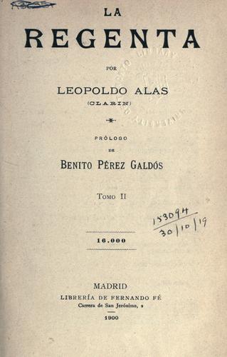 Cover of La Regenta