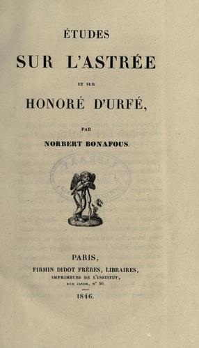 Cover of L'Astrée