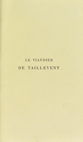 Cover of Le Viandier