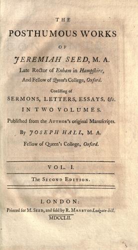 Cover of Letter of Jeremiah