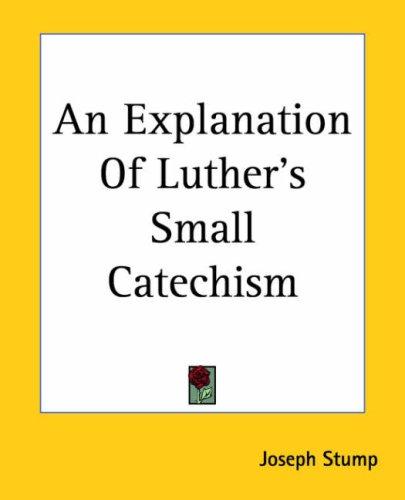 Cover of Luther's Small Catechism