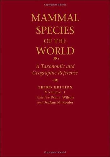 Cover of Mammal Species of the World