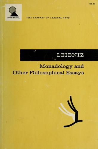 Cover of Monadology