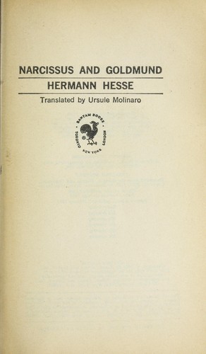 Cover of Narcissus and Goldmund