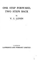 Cover of One Step Forward, Two Steps Back
