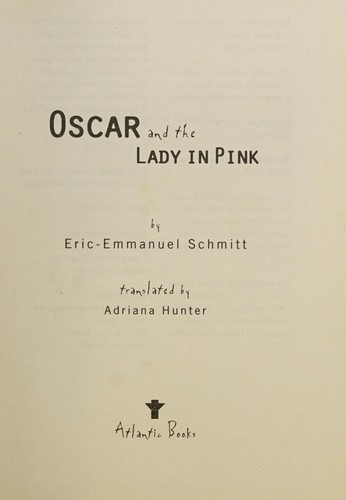 Cover of Oscar and the Lady in Pink