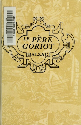 Cover of Père Goriot