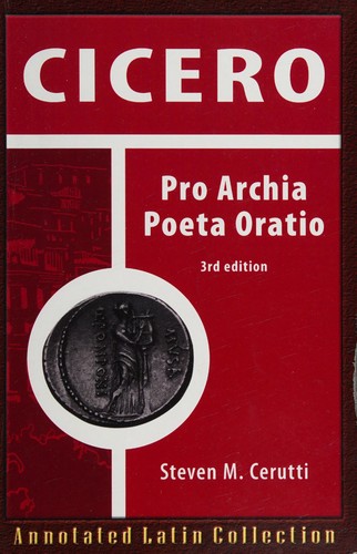 Cover of Pro Archia Poeta