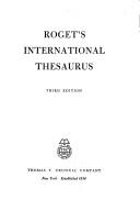 Cover of Roget's Thesaurus