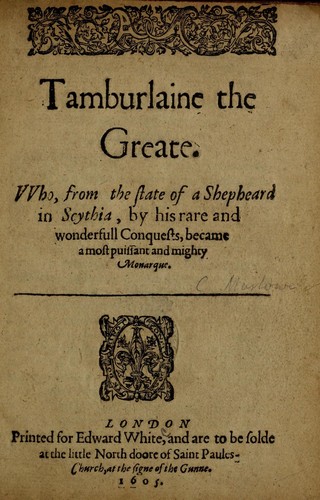 Cover of Tamburlaine