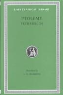 Cover of Tetrabiblos