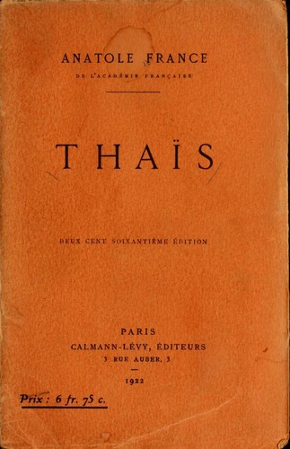 Cover of Thaïs