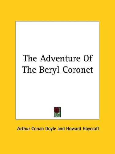 Cover of The Adventure of the Beryl Coronet