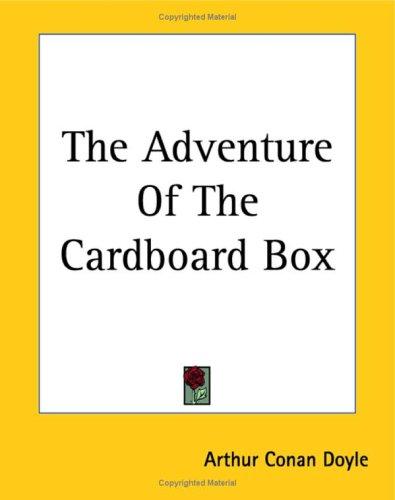 Cover of The Adventure of the Cardboard Box