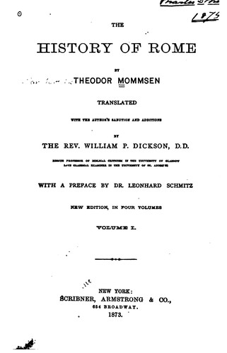 Cover of The History of Rome