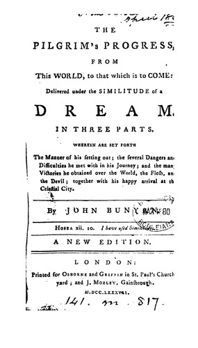 Cover of The Pilgrim’s Progress